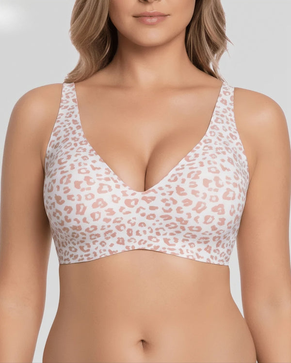 Sujetador Sin Aros Reafirmante Shapeher Animal Print