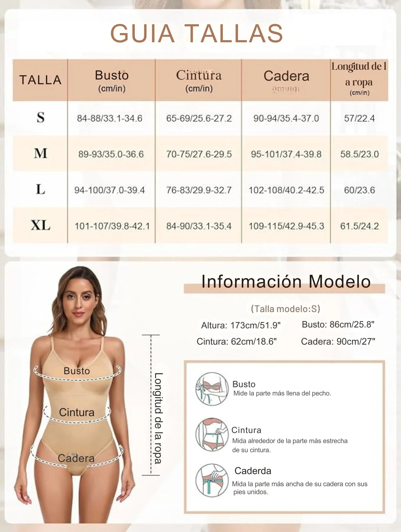 Body Moldeadora - Reduce 2 tallas al instante