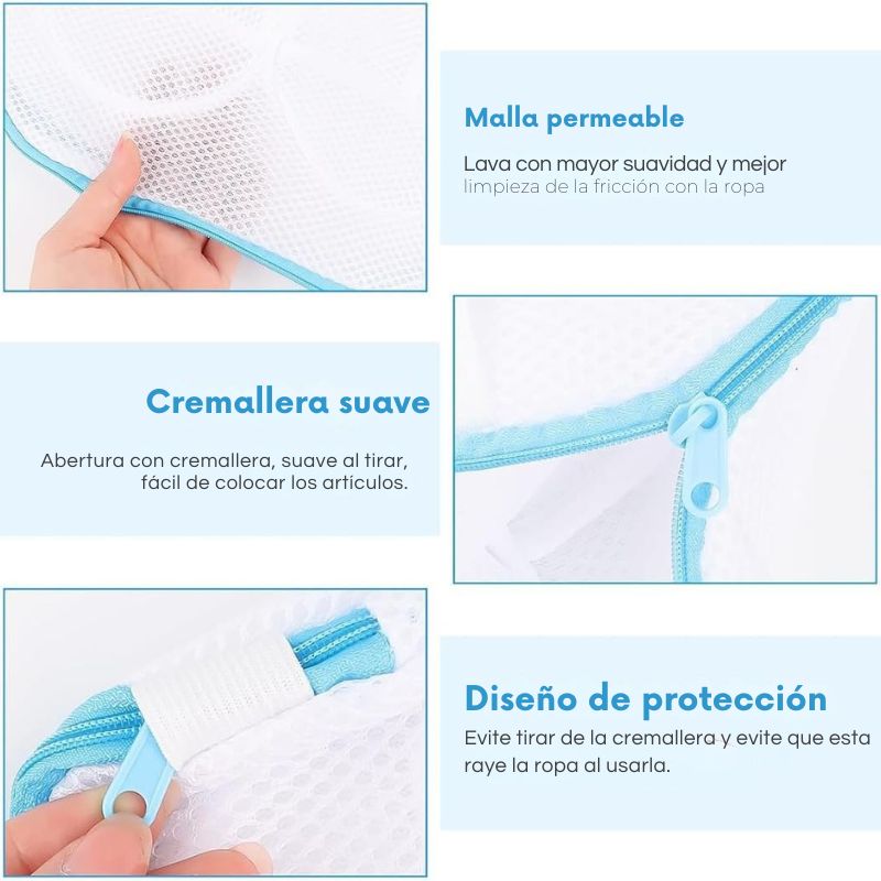 Bolsa para lavar sujetadores