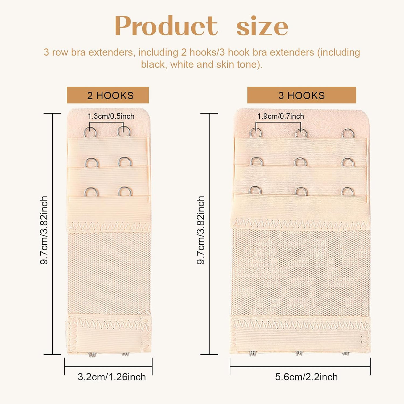 Pack 4 Extensores Para Sujetador