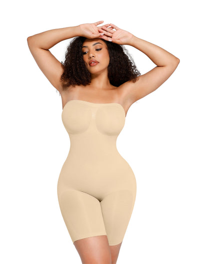 Body Shaper Sin Tirantes - Soporte, Reducción de Cintura y Comodidad