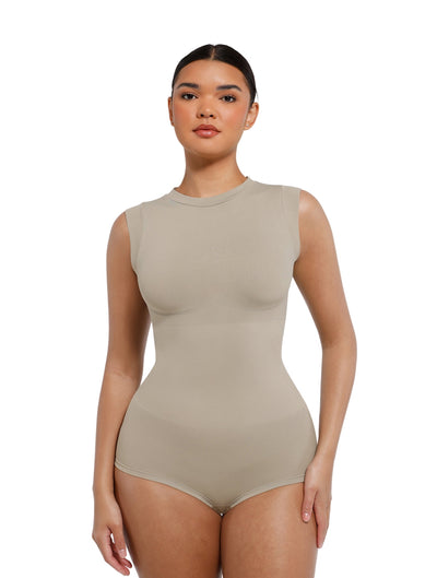 Body Sin Mangas De Cuello Alto - Elegancia, Comodidad Y Control 360°