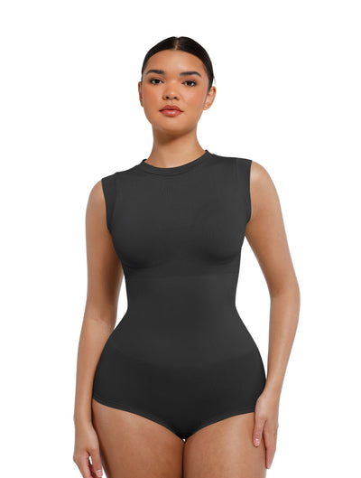 Body Sin Mangas De Cuello Alto - Elegancia, Comodidad Y Control 360°