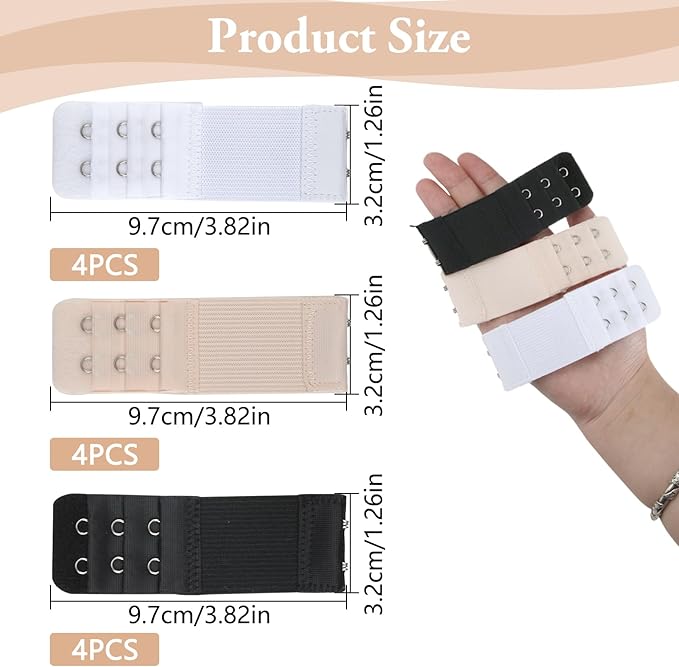 Pack 4 Extensores Para Sujetador