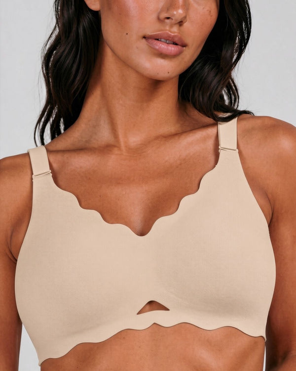 Sujetador Wave sin Aros Reafirmante con Cut-Out Triangular Shapeher
