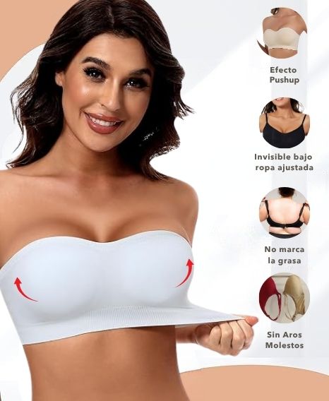 Sujetador sin tiras Pushup - Shapeher